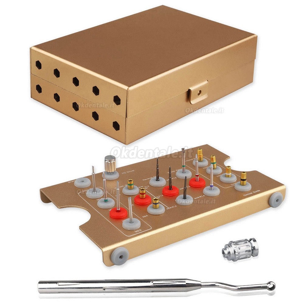 Kit per la rimozione di impianti dentali, Estrattore viti rotte per impianti